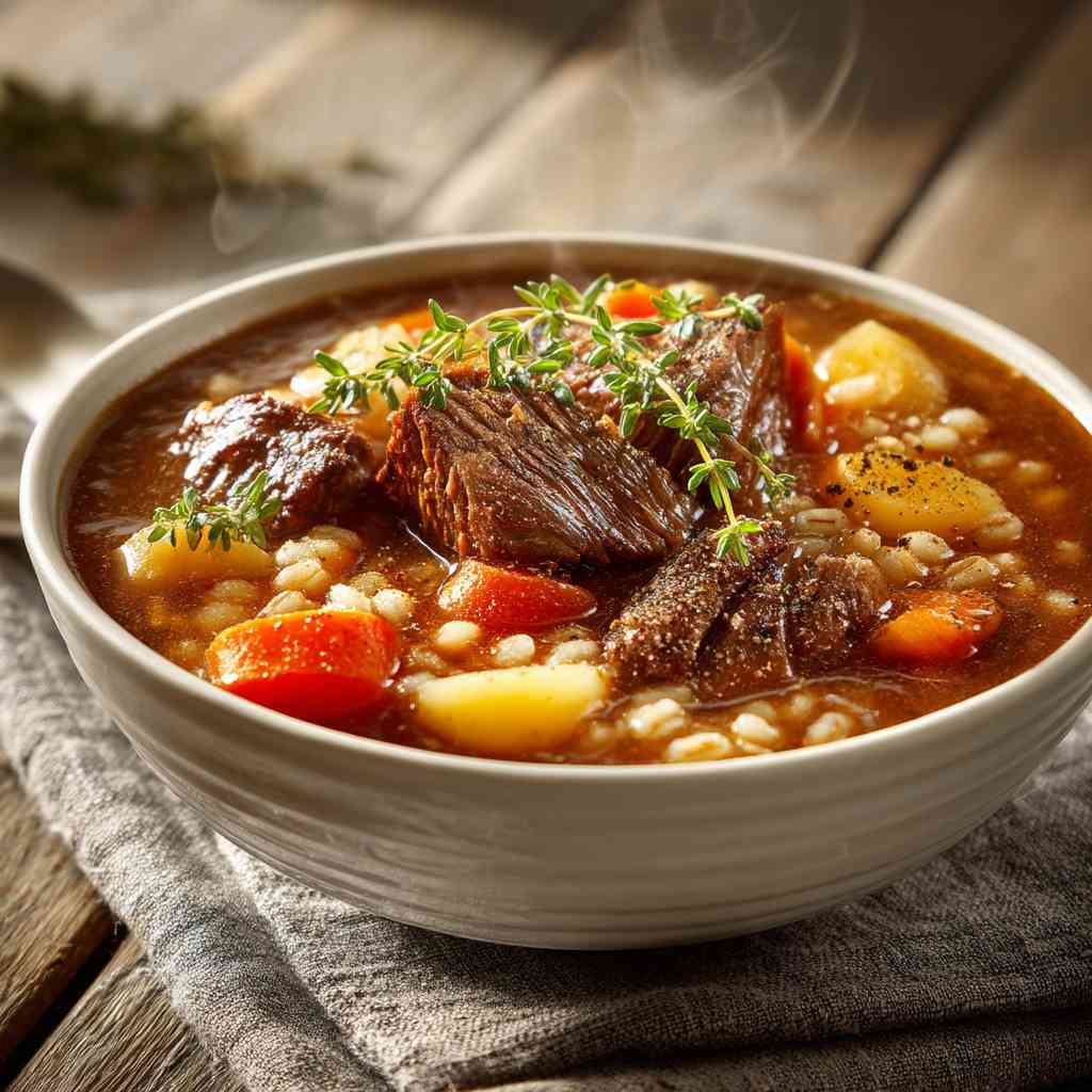 Hearty Beef Barley Soup Recipe for Cold Days Beef Barley Soup