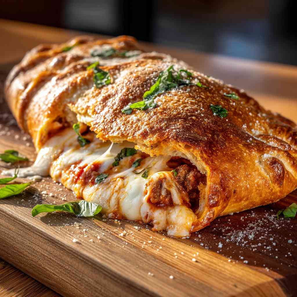Crispy Phyllo Calzone Recipe With Spicy Sausage Phyllo Sausage Calzone