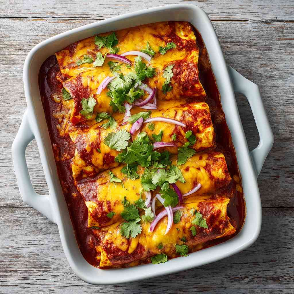 Layered Cheese Enchilada Casserole Recipe Magic Enchilada Casserole