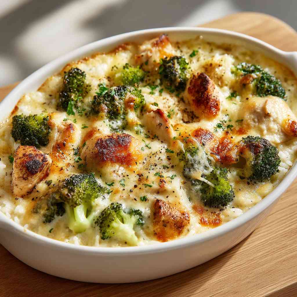 Cheesy Broccoli Chicken and Rice Casserole step image 2