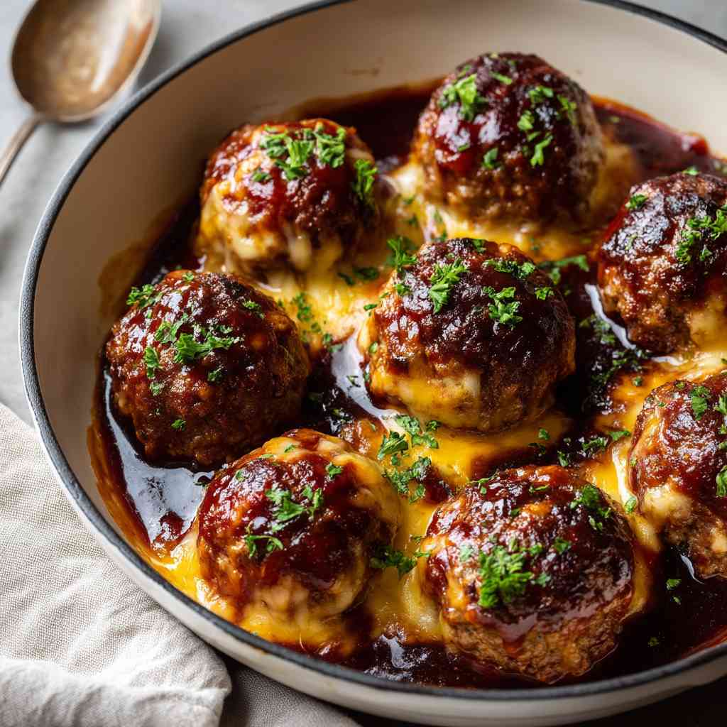 Cheesy Stuffed Meatloaf Bites step image 1