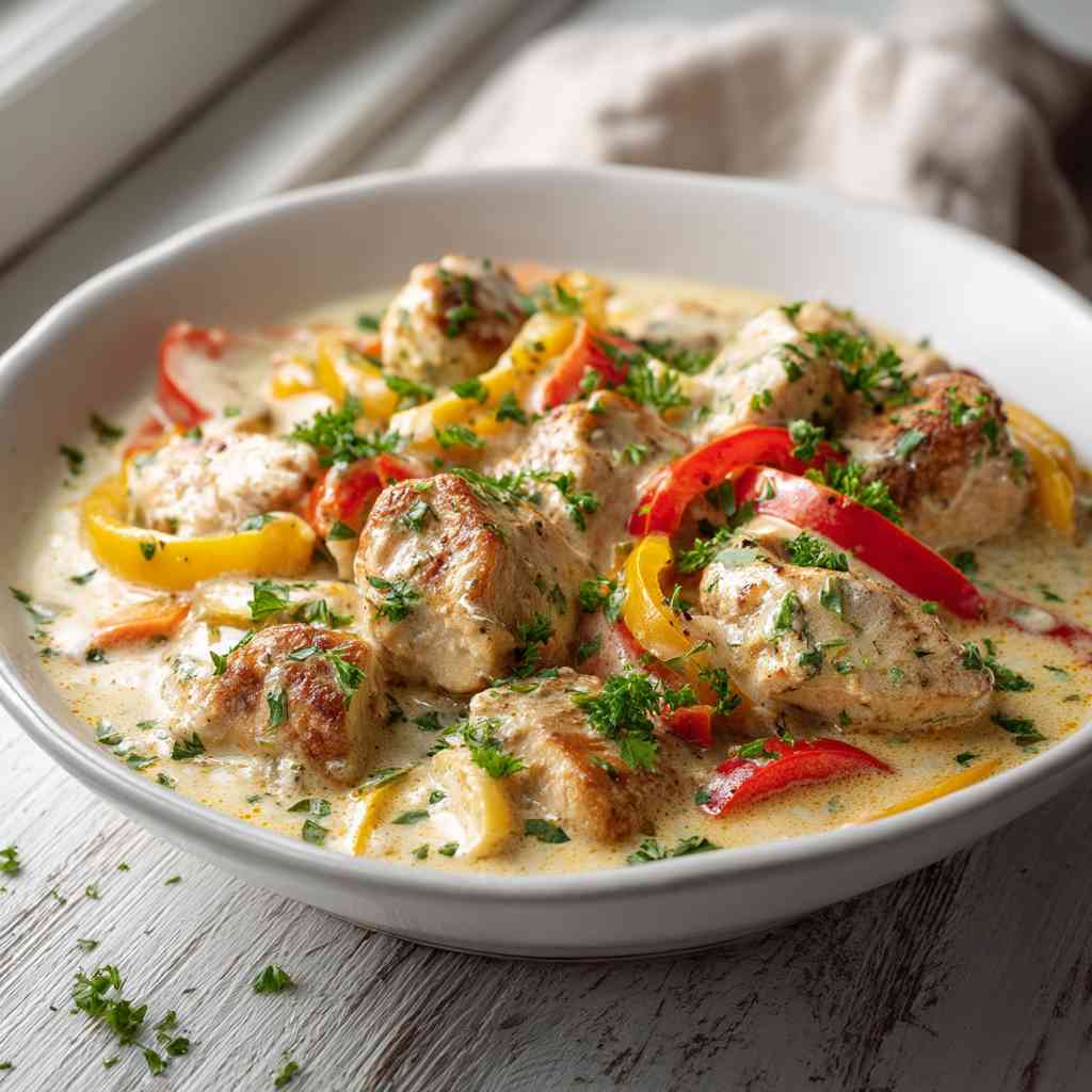 Creamy Chicken a La King Recipe for Comfort Chicken a la King