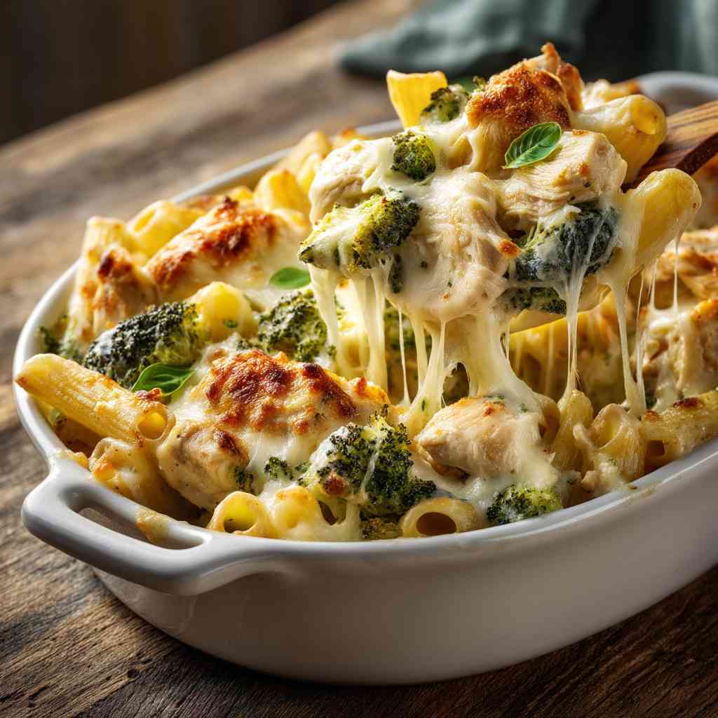 Cozy Chicken Broccoli Ziti Bake Recipe Chicken Broccoli Ziti
