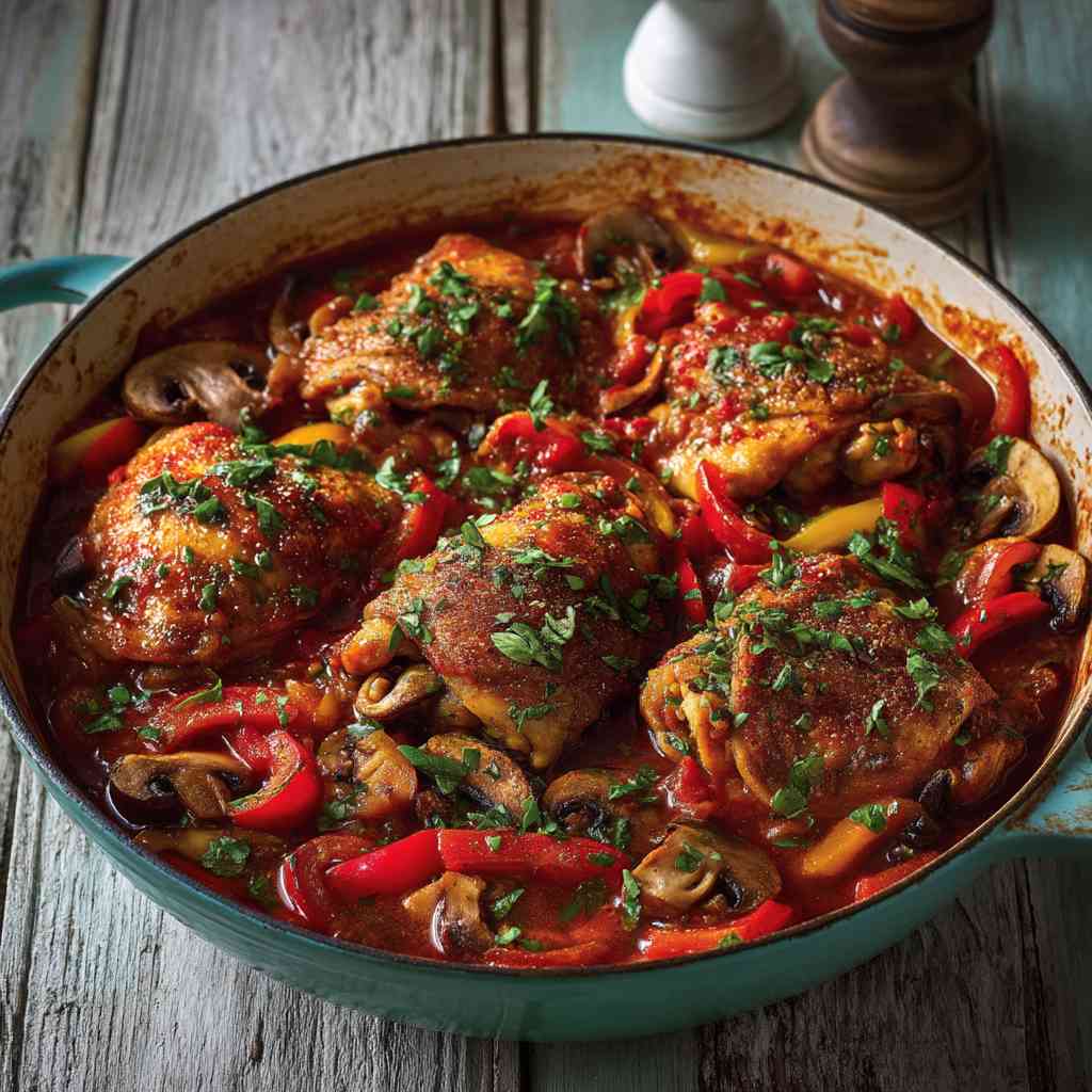 Rustic Chicken Cacciatore Recipe for Cozy Evenings Chicken Cacciatore