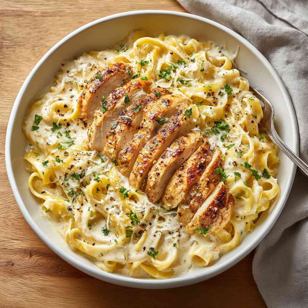 Creamy Chicken Fettuccine Alfredo Recipe That Comforts Chicken Alfredo