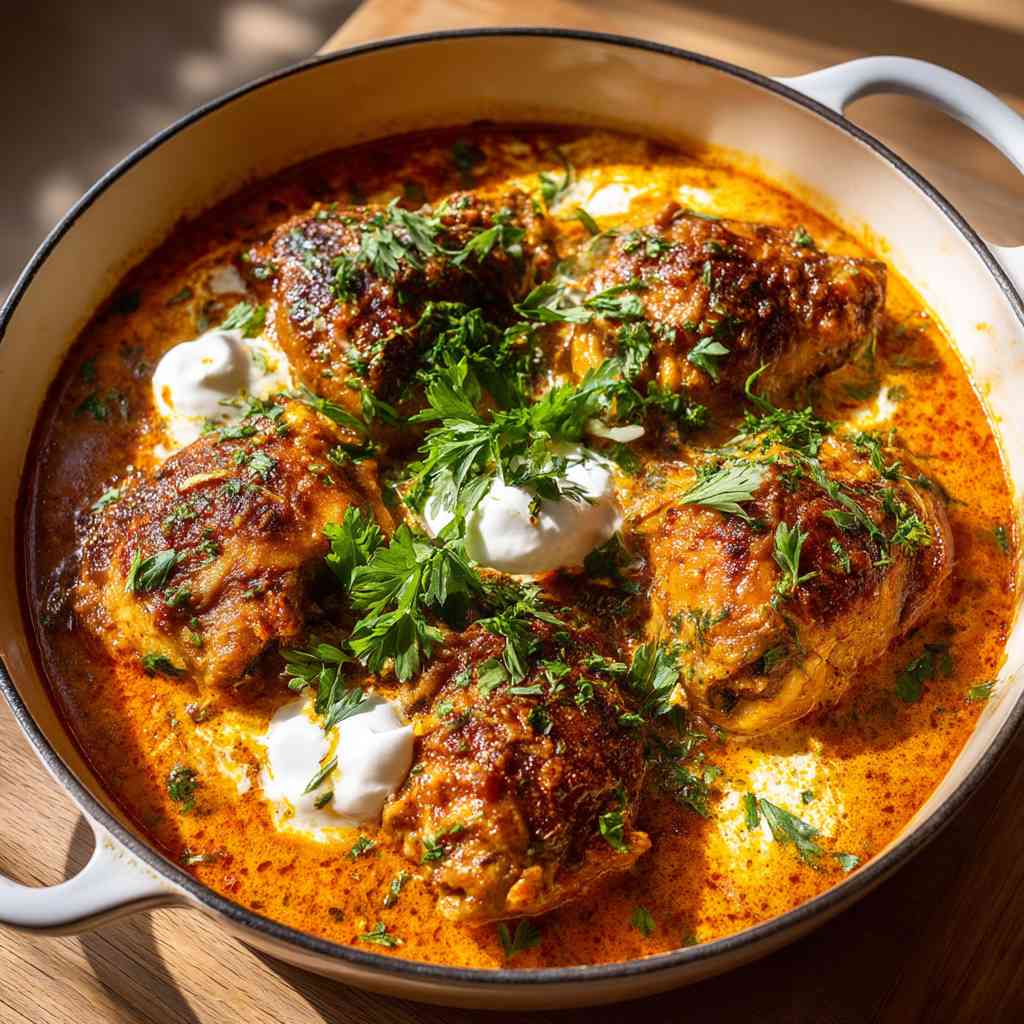 Authentic Hungarian Chicken Paprikash Recipe Chicken Paprikash