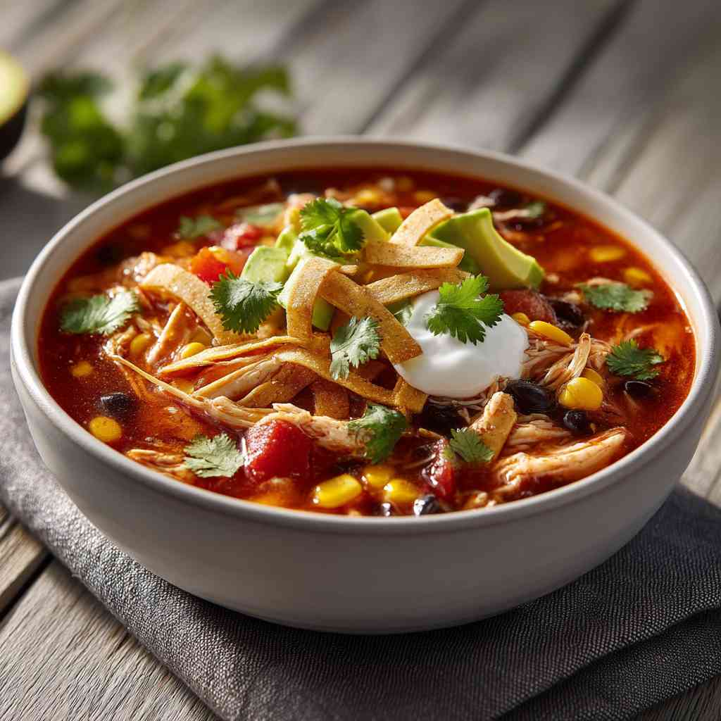 Smoky Chipotle Chicken Tortilla Soup Recipe Chipotle Chicken Soup