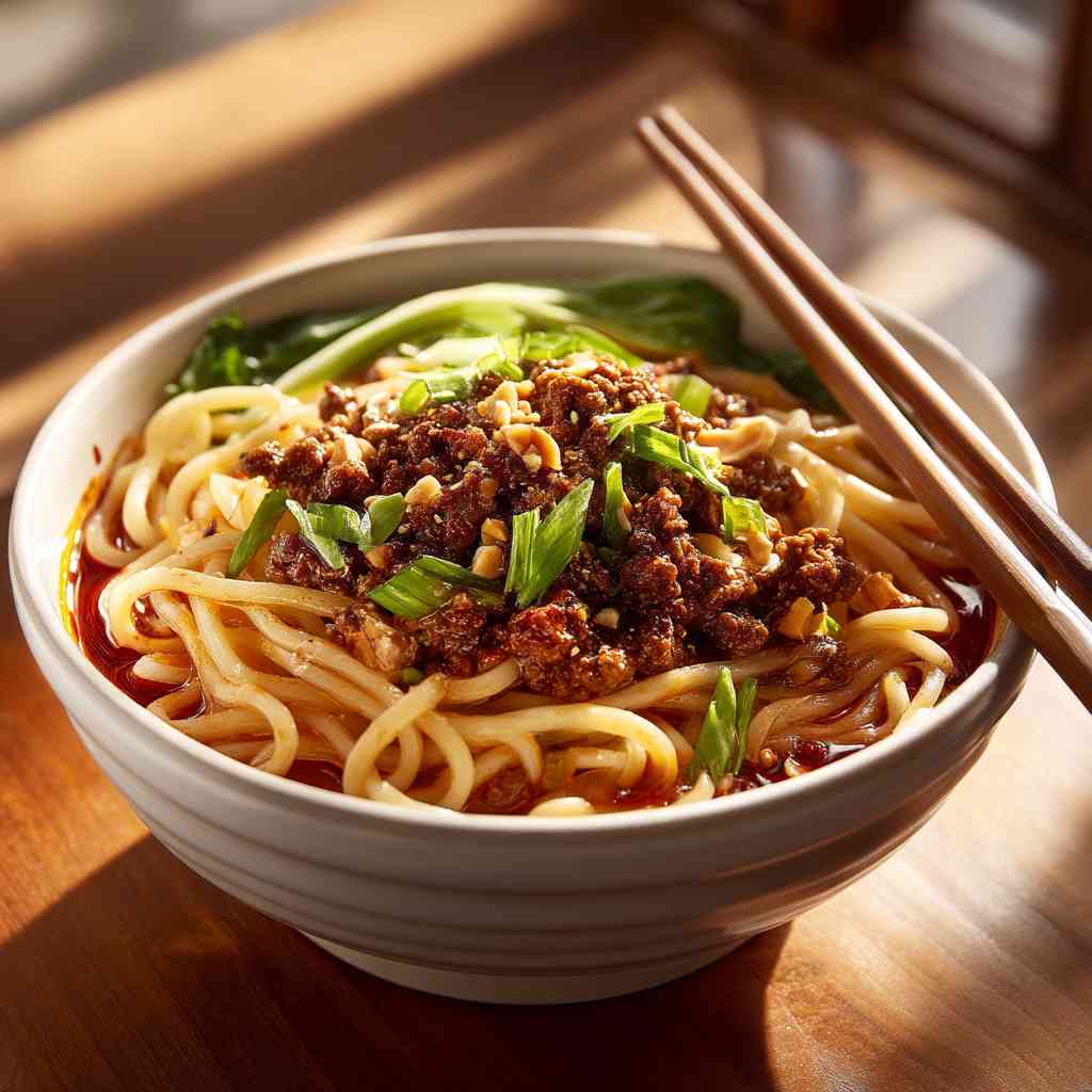 Spicy Dan Dan Noodles Recipe PF Chang Copycat Spicy Dan Dan Noodles
