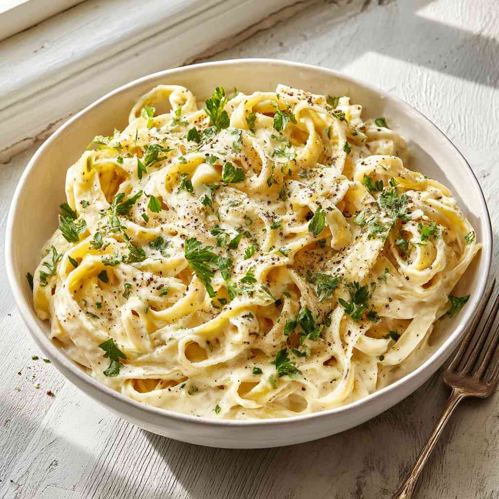 Spicy Homemade Alfredo Sauce Recipe Delight step image 1