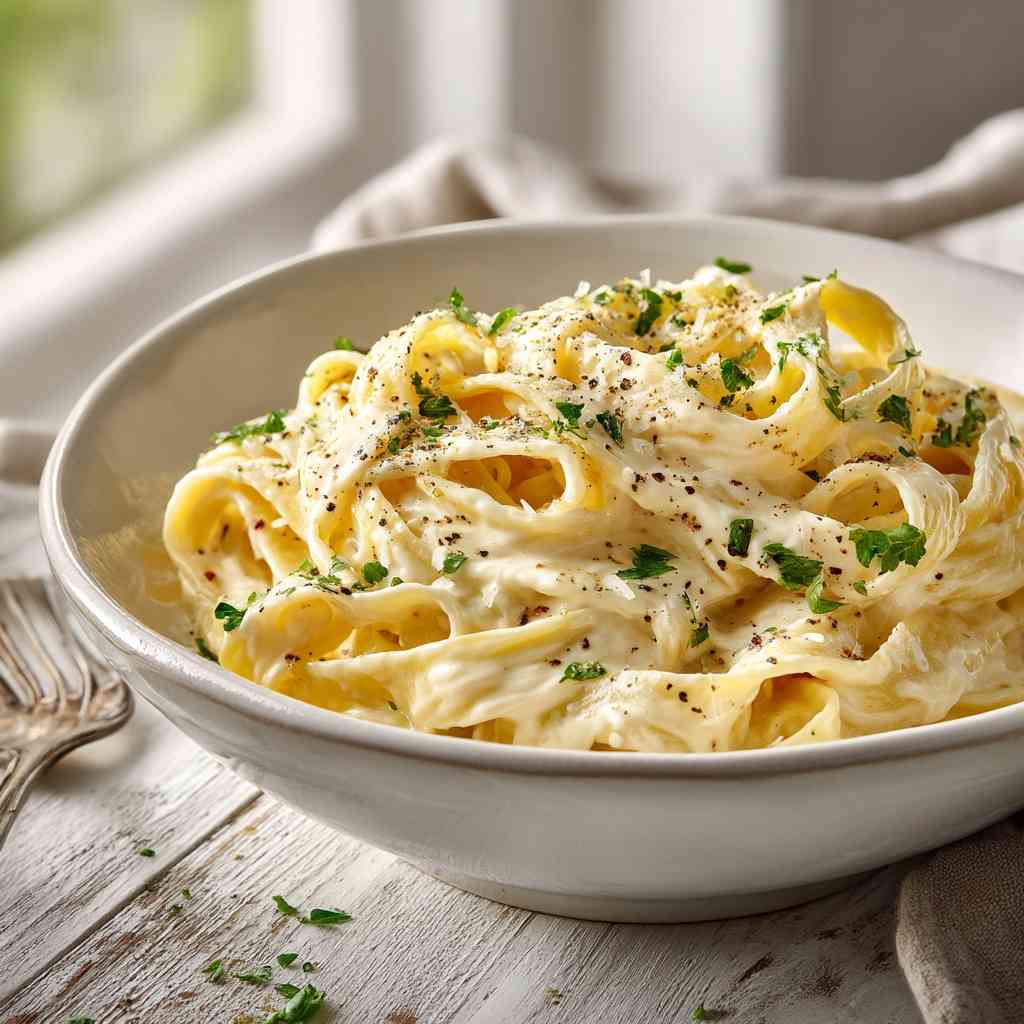 Spicy Homemade Alfredo Sauce Recipe Delight step image 2