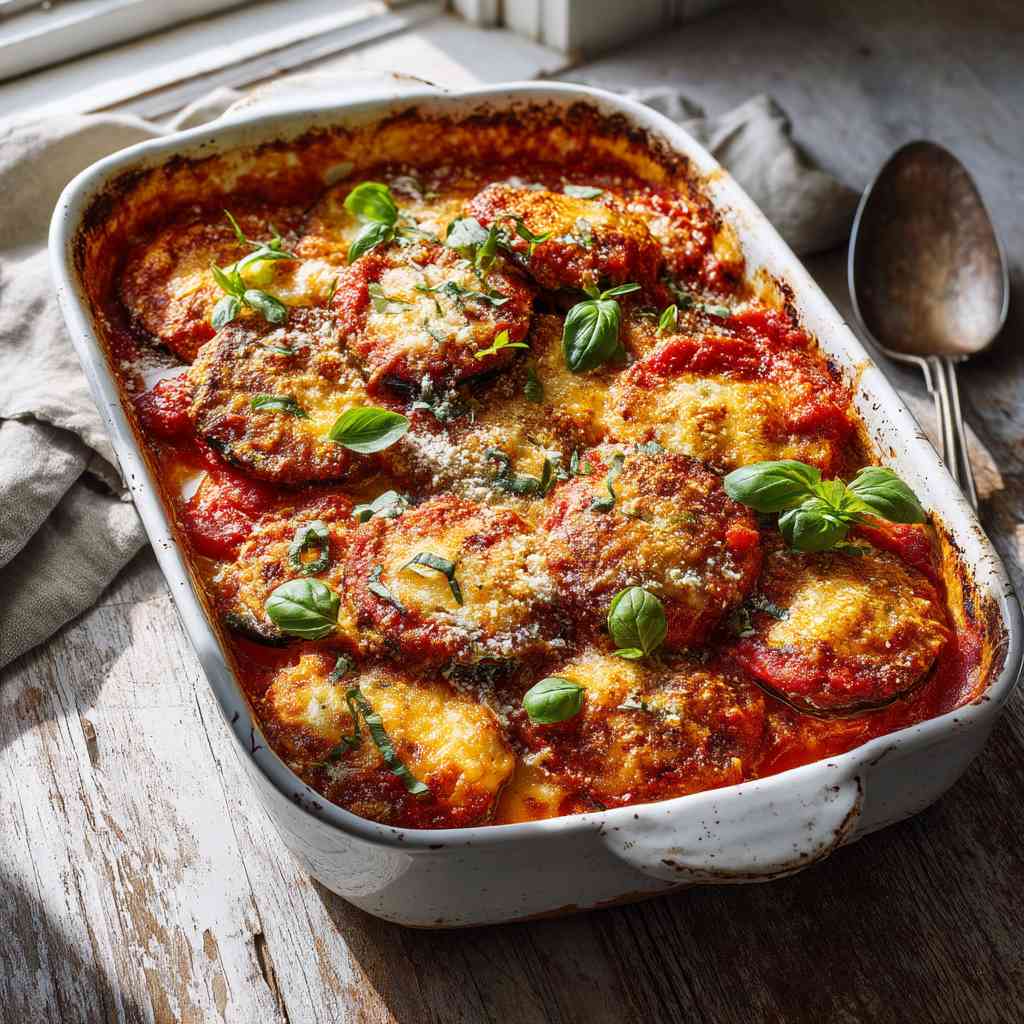 Crispy Eggplant Parmesan Recipe That Melts Hearts Eggplant Parmesan