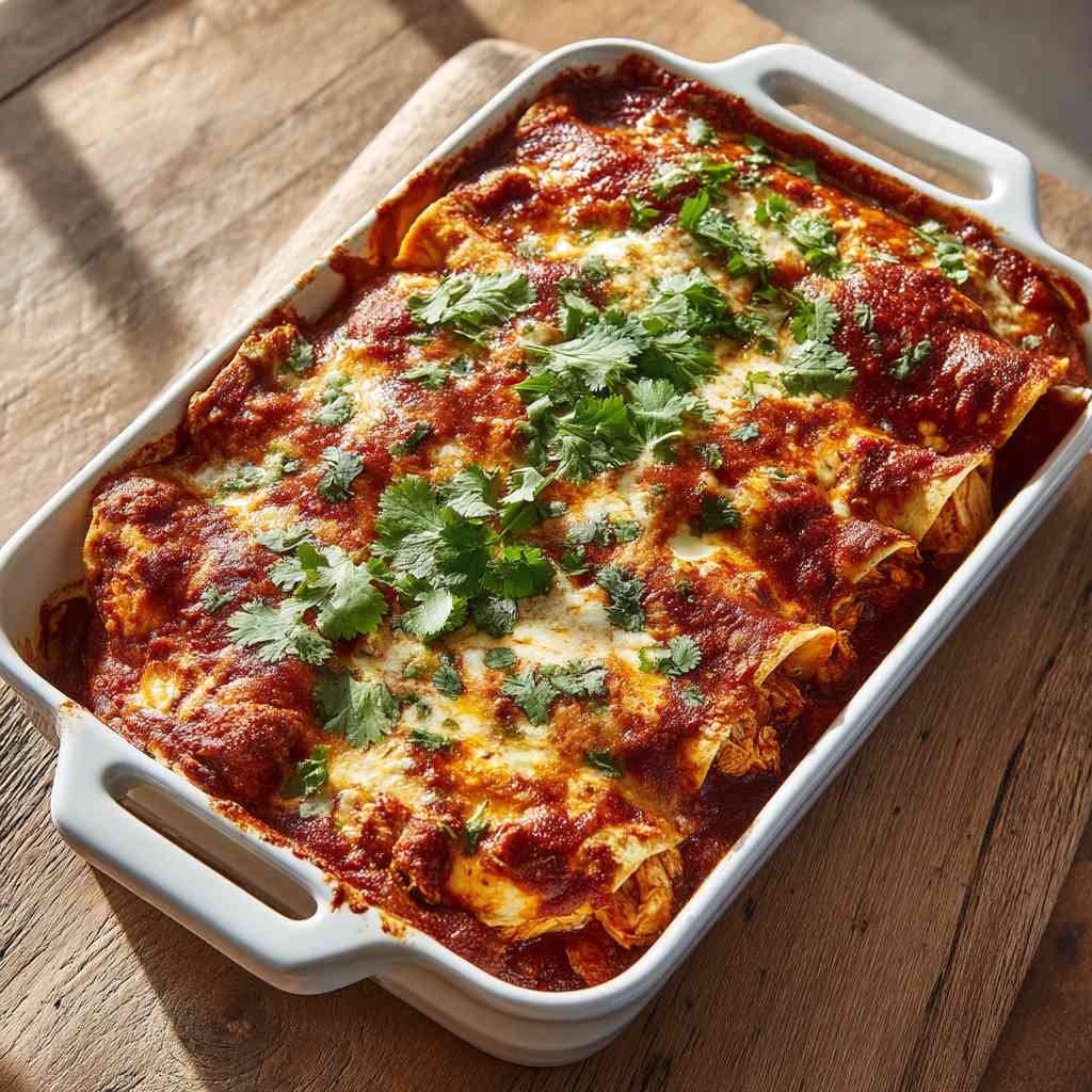 Cheesy Enchilada Bake Recipe With Fritos Crunch Enchilada Bake