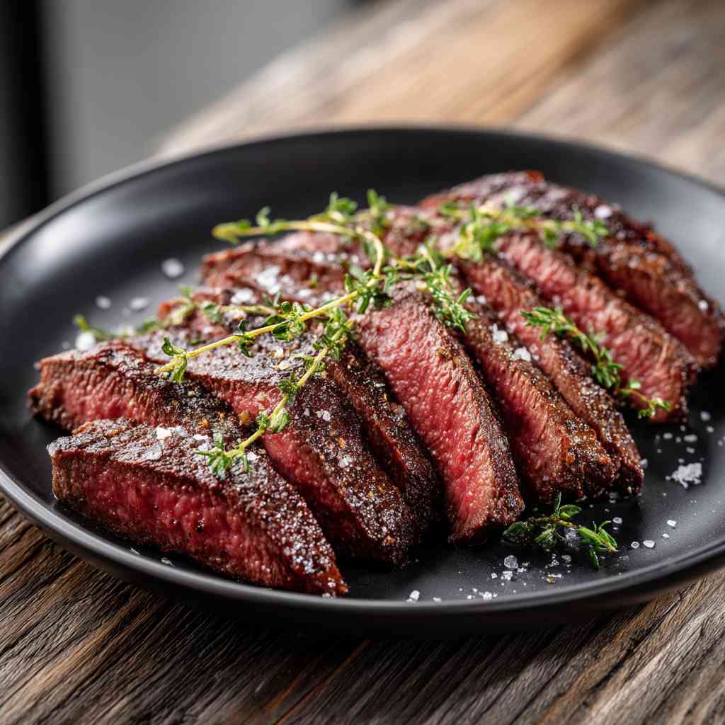 Cabernet-Marinated Flat Iron Steak Recipe Flat Iron Steak