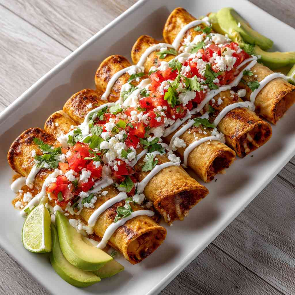 Crispy Flautas Recipe: Golden Chicken Perfection Crispy Chicken Flautas