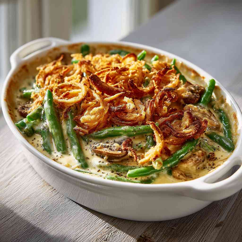 Creamy Green Bean Casserole Recipe Magic Green Bean Casserole