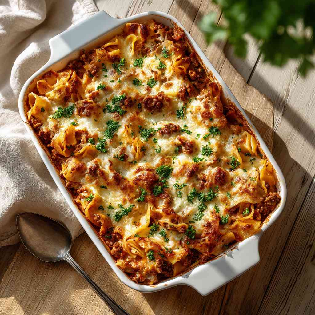 Cheesy Ground Beef Casserole Recipe for Busy Weeknights Ground Beef Casserole