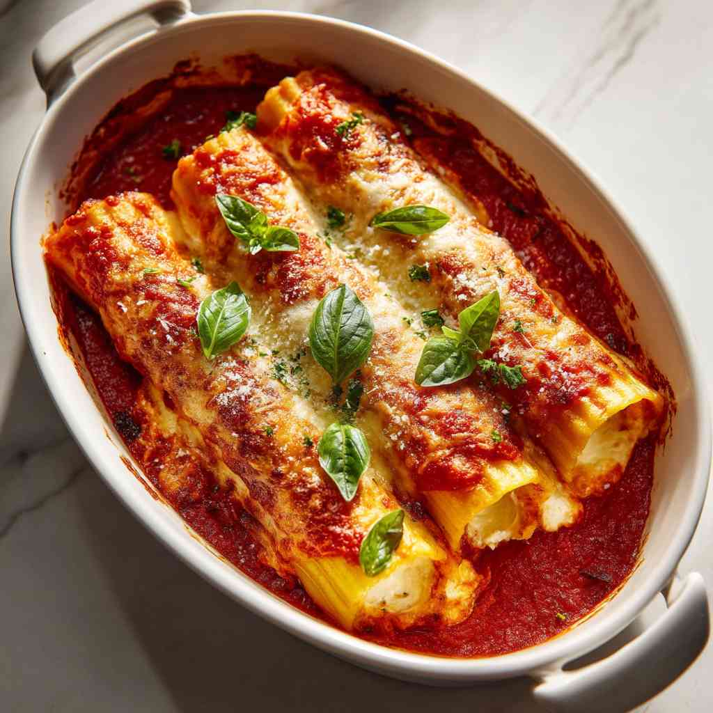 Heavenly Homemade Manicotti Recipe From Scratch Homemade Manicotti