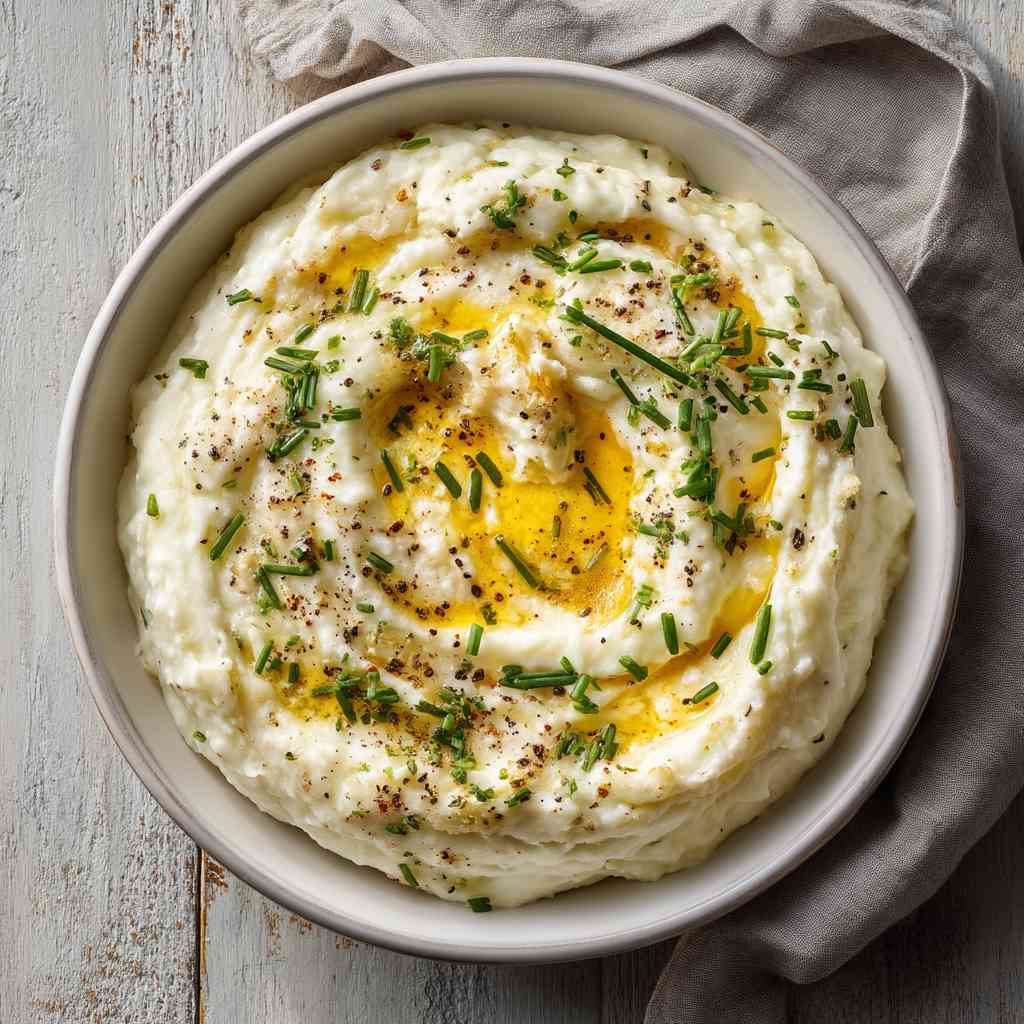 Creamy Mashed Cauliflower Recipe for Comfort Mashed Cauliflower