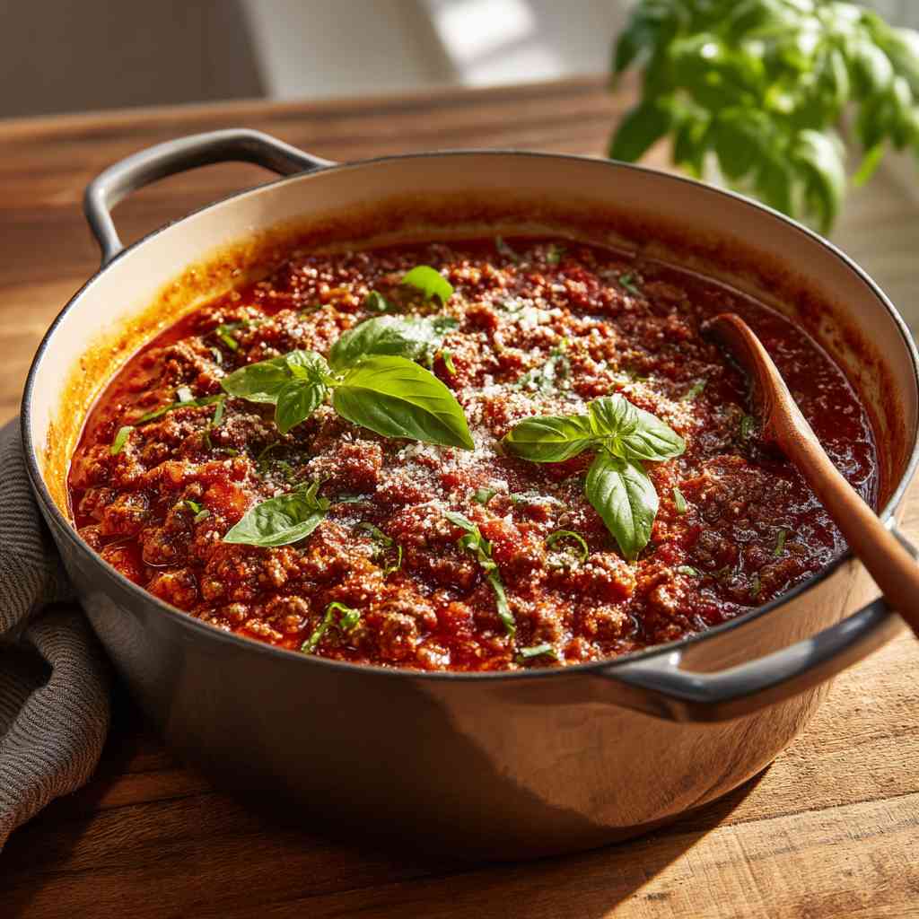 Hearty Meat Sauce Recipe for Family Dinners Hearty Meat Sauce