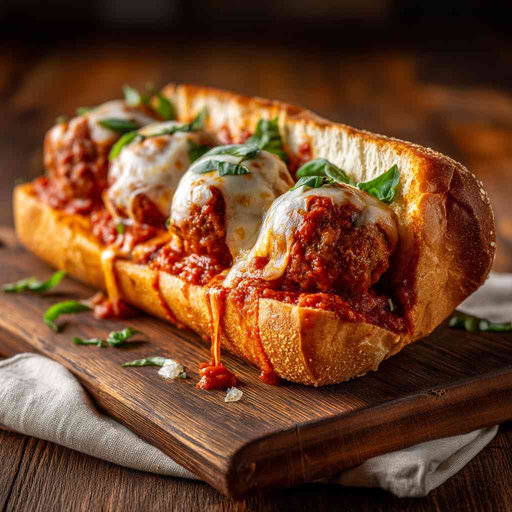 Hearty Turkey Meatball Sub Recipe Turkey Meatball Sub
