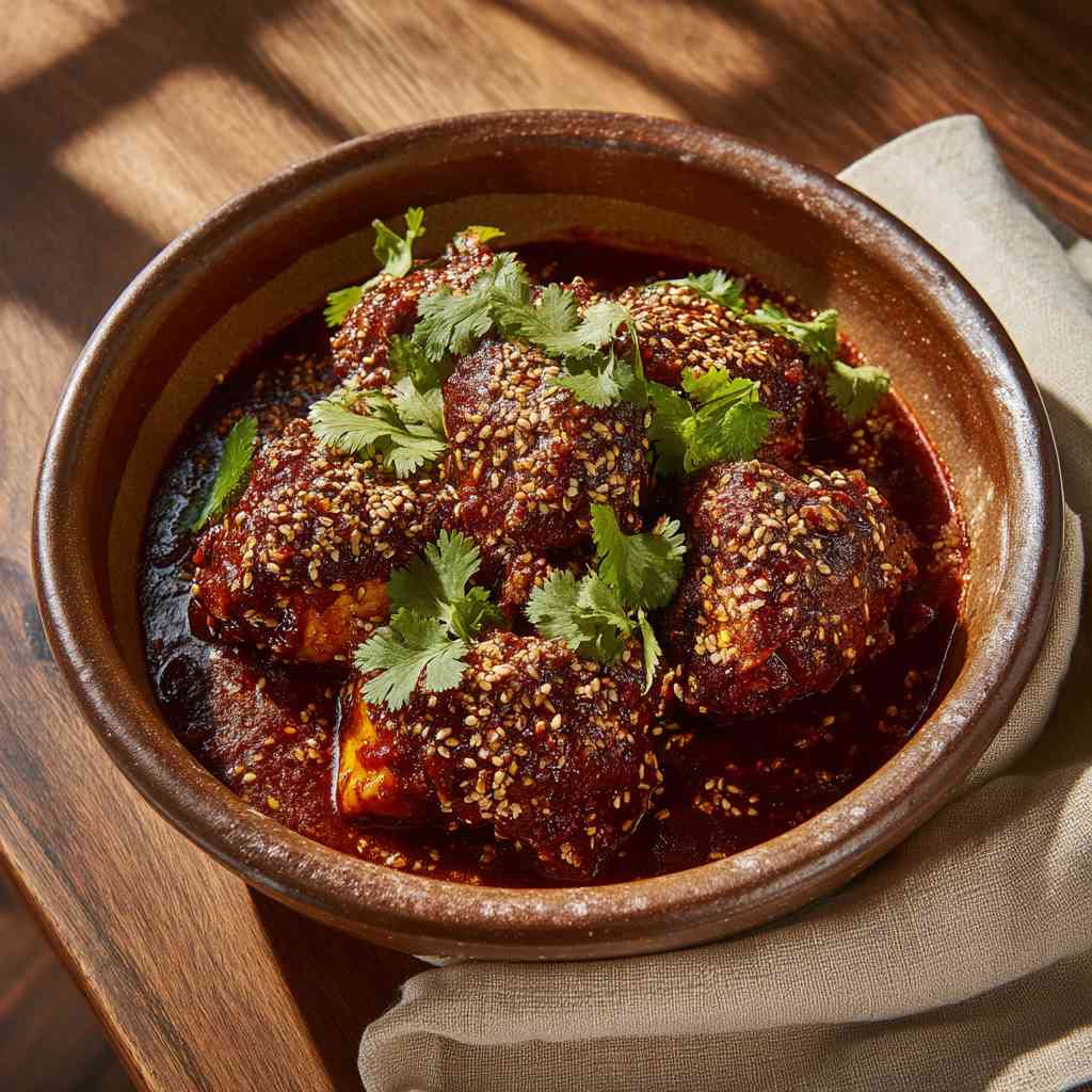 Mole Poblano Recipe: Chocolate-Kissed Turkey Comfort Mole Poblano