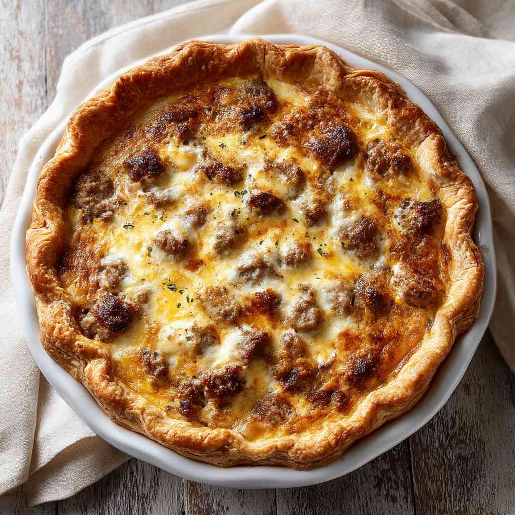 Monterey Sausage Pie step image 1