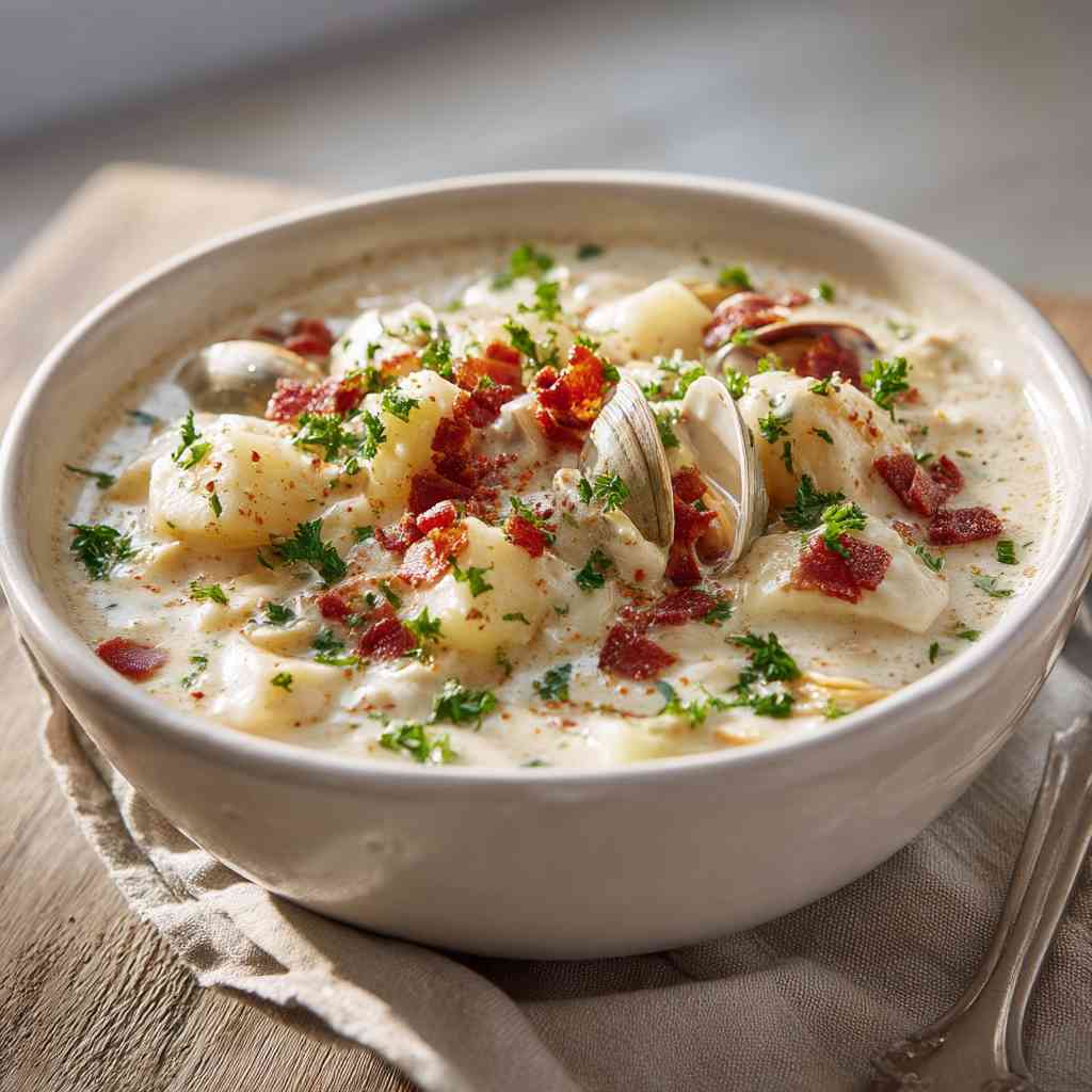 Creamy New England Clam Chowder Recipe New England Clam Chowder