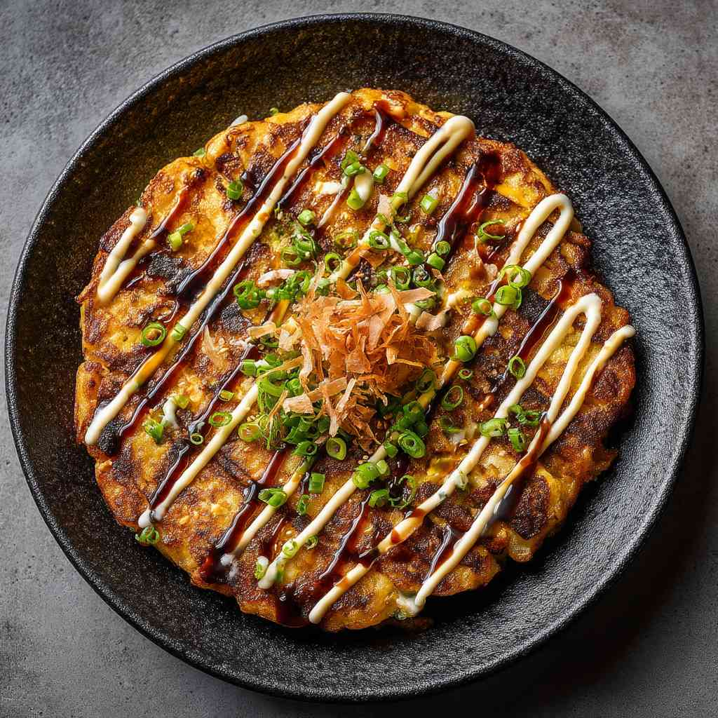 Crispy Okonomiyaki Recipe: Japanese Comfort at Home Crispy Okonomiyaki