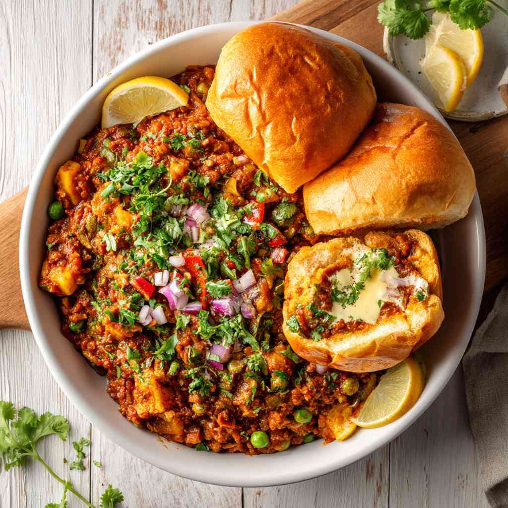 Pao Bhaji Recipe: Mumbai Street Food Magic Pao Bhaji