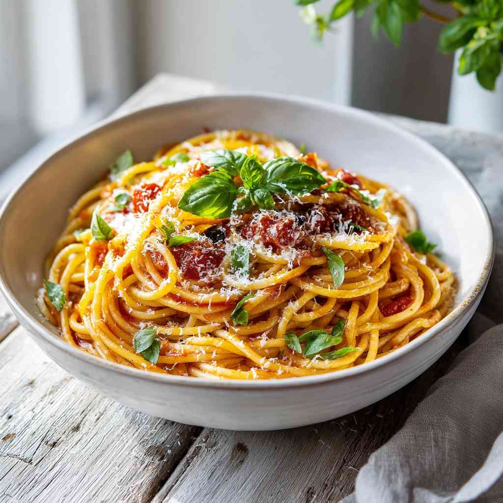 Crispy Angel Hair Pasta Skillet Recipe Angel Hair Pasta Skillet