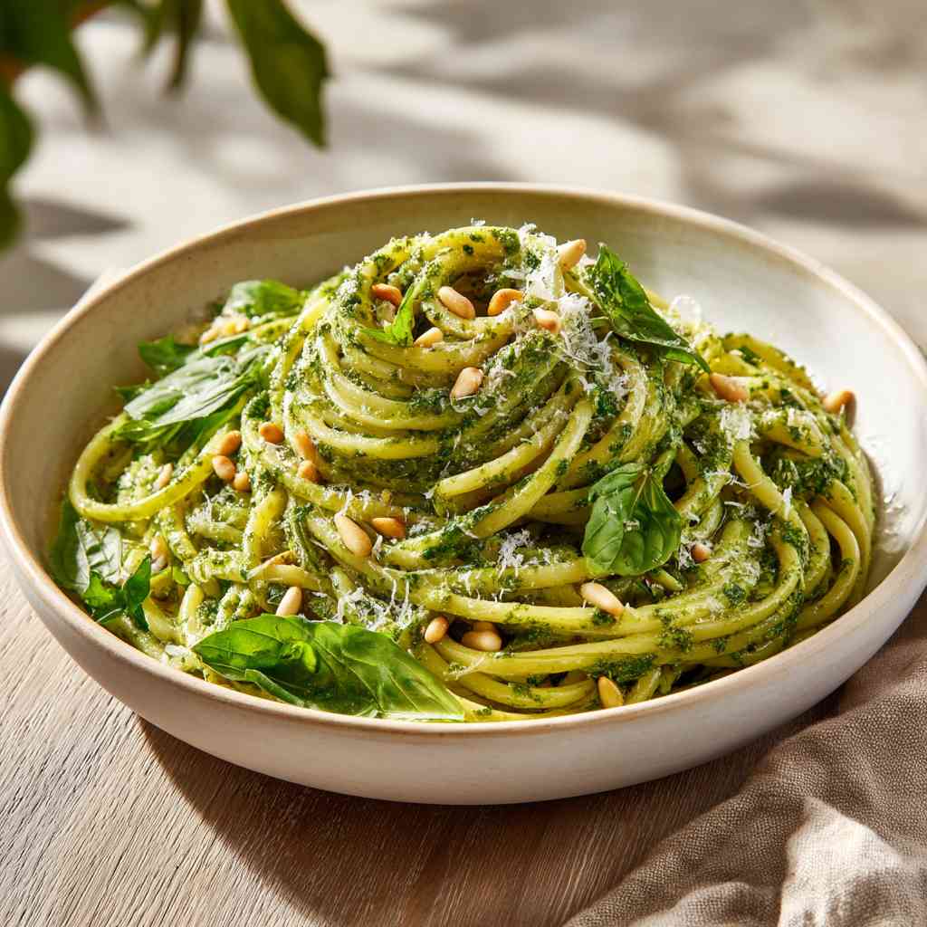 Mediterranean Pesto Pasta Recipe: Creamy Comfort Perfection Mediterranean Pesto Pasta