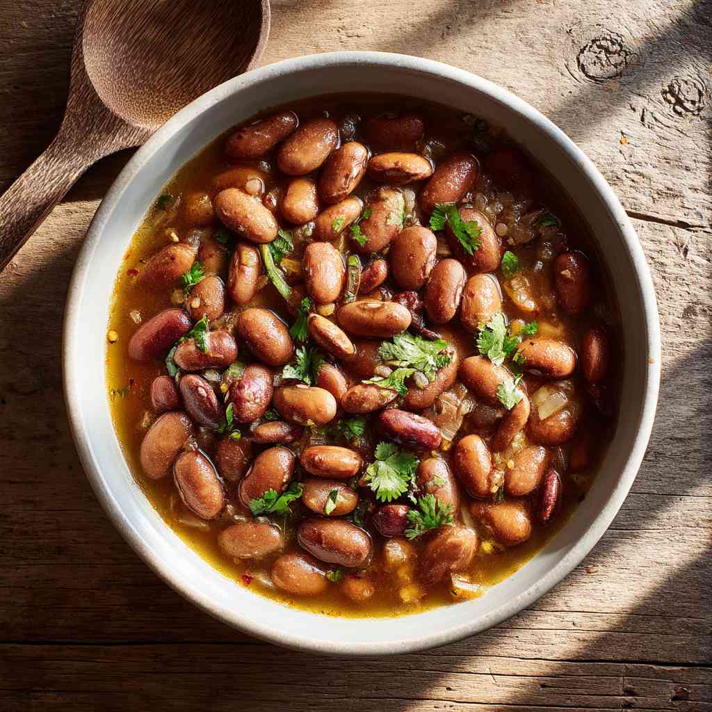 Smoky Bacon Pinto Bean Recipe Worth Waiting For Bacon Pinto Beans