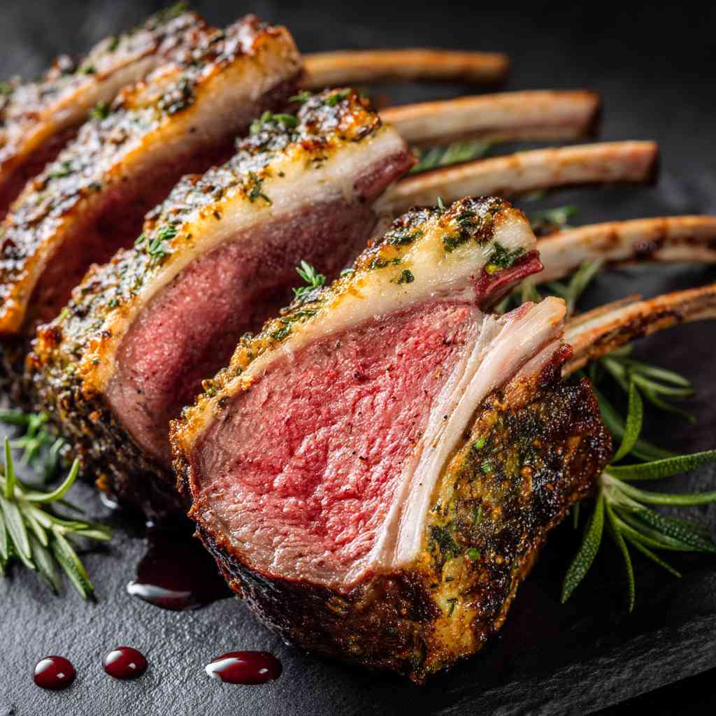 Herb-Crusted Rack of Lamb Recipe Perfection Rack of Lamb