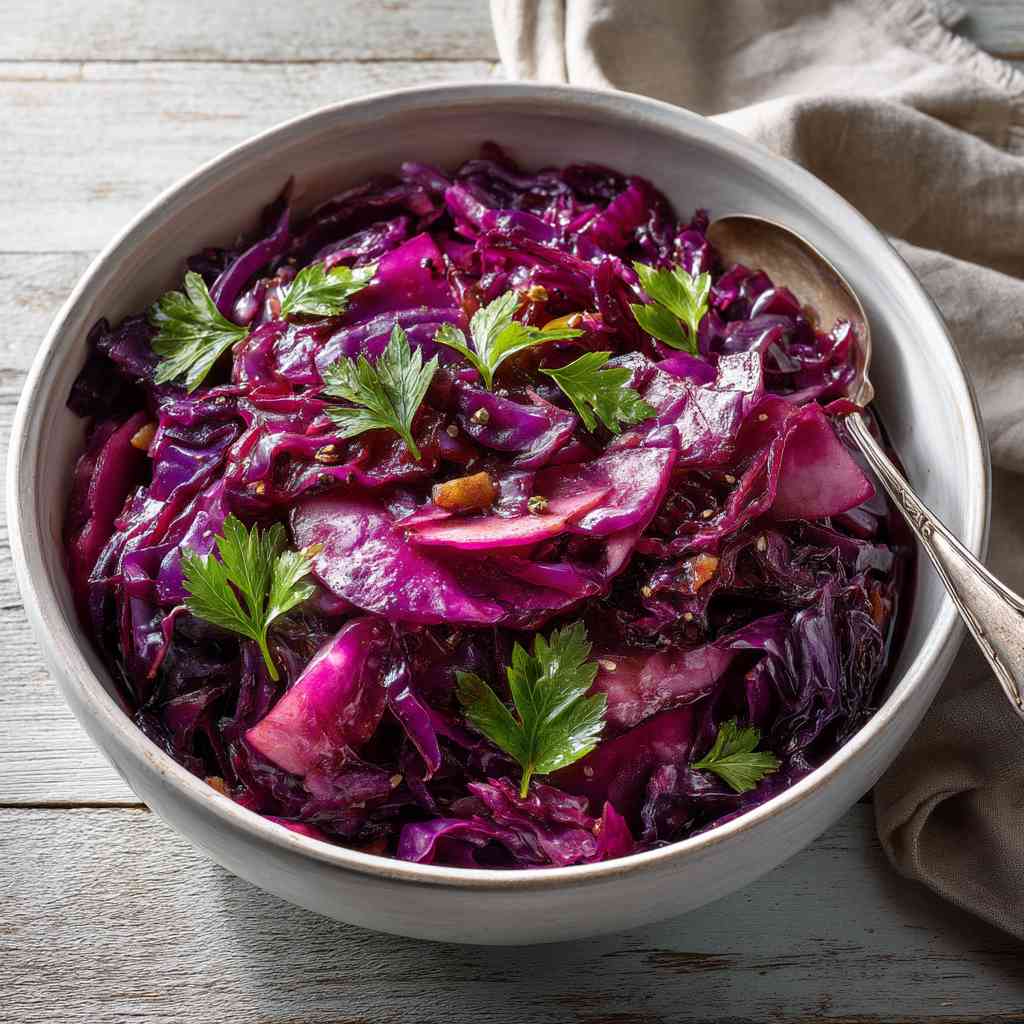 Authentic German Rotkohl Recipe: Sweet-Tangy Red Cabbage German Rotkohl