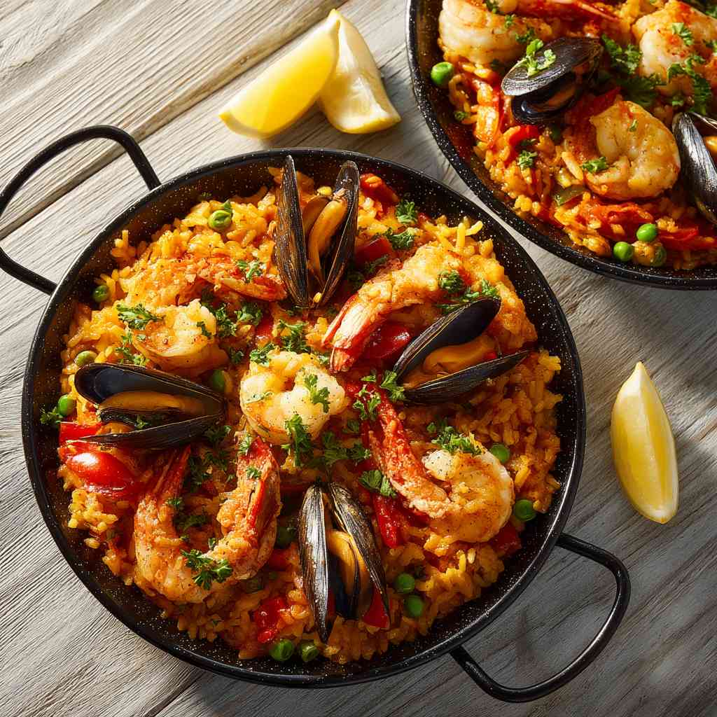 Authentic Seafood Paella Recipe Worth Every Moment Seafood Paella