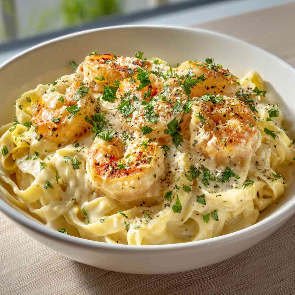 Creamy Shrimp Alfredo Recipe That Melts Hearts Creamy Shrimp Alfredo