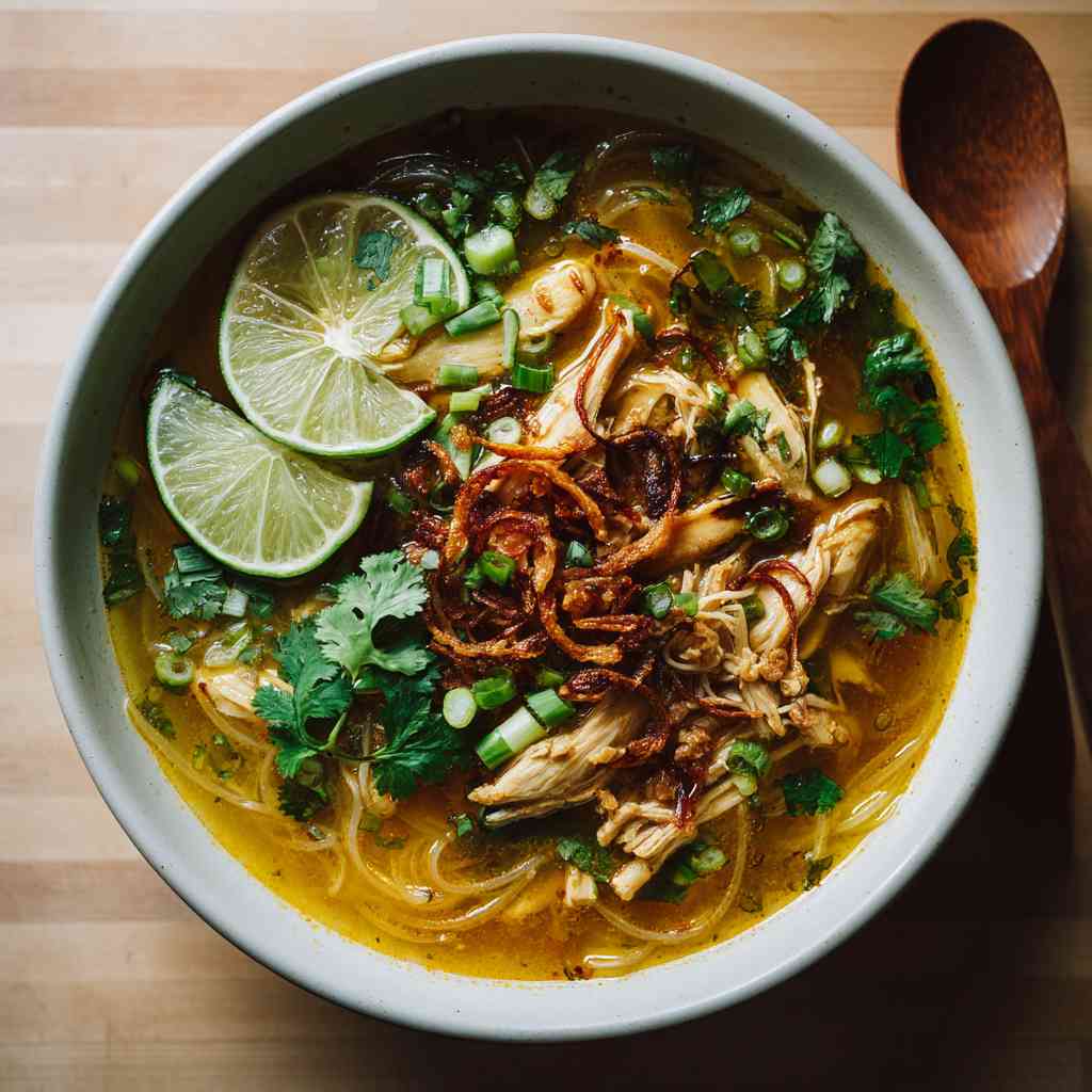 Soto Ayam Recipe: Indonesia’s Soul-Warming Chicken Soup Soto Ayam