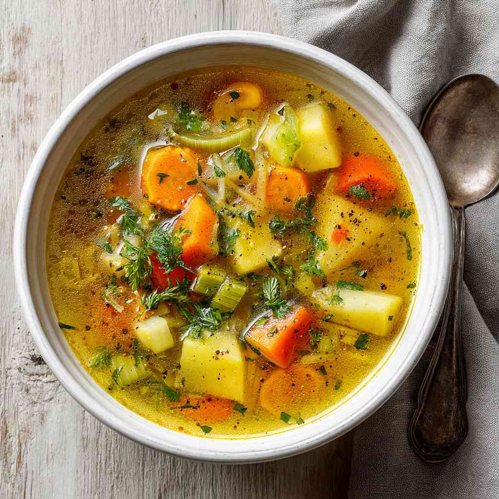 Homemade Vegetable Soup Recipe for Cozy Comfort Vegetable Soup