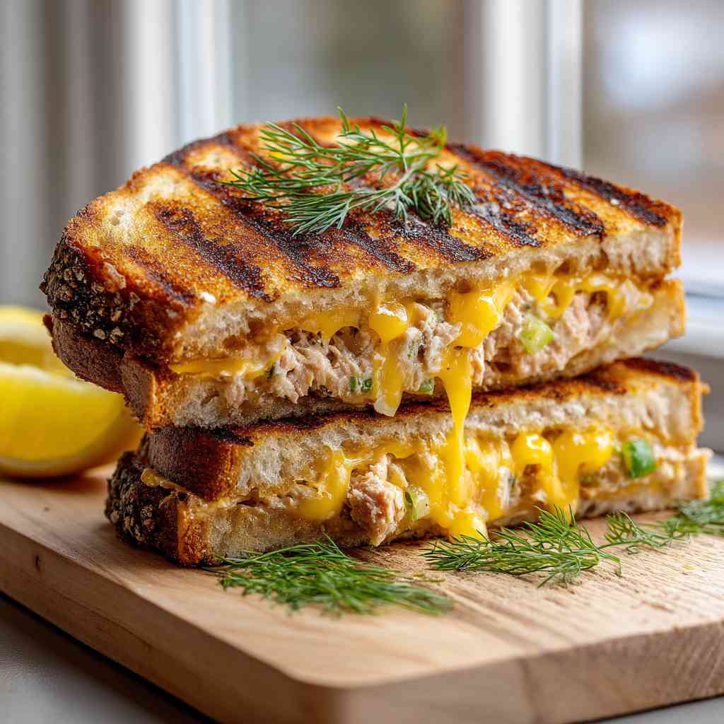 Gooey Tuna Melt Recipe That Satisfies Tuna Melt