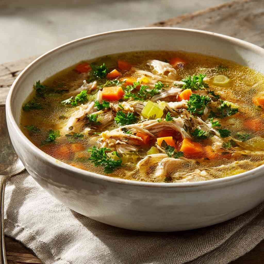 Comforting Turkey Soup Recipe From Leftover Carcass Turkey Soup