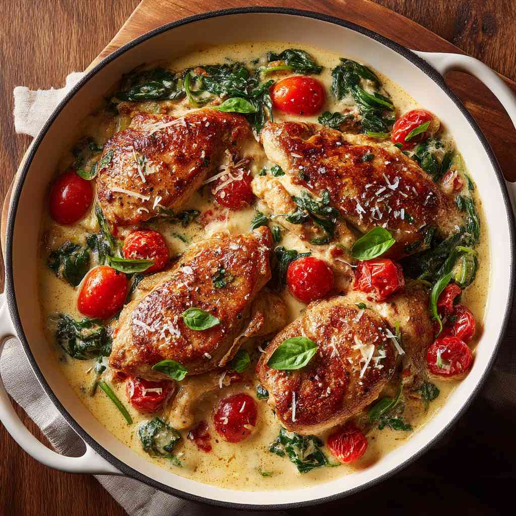 Tuscan Chicken Recipe: Herb-Kissed Italian Comfort Tuscan Chicken