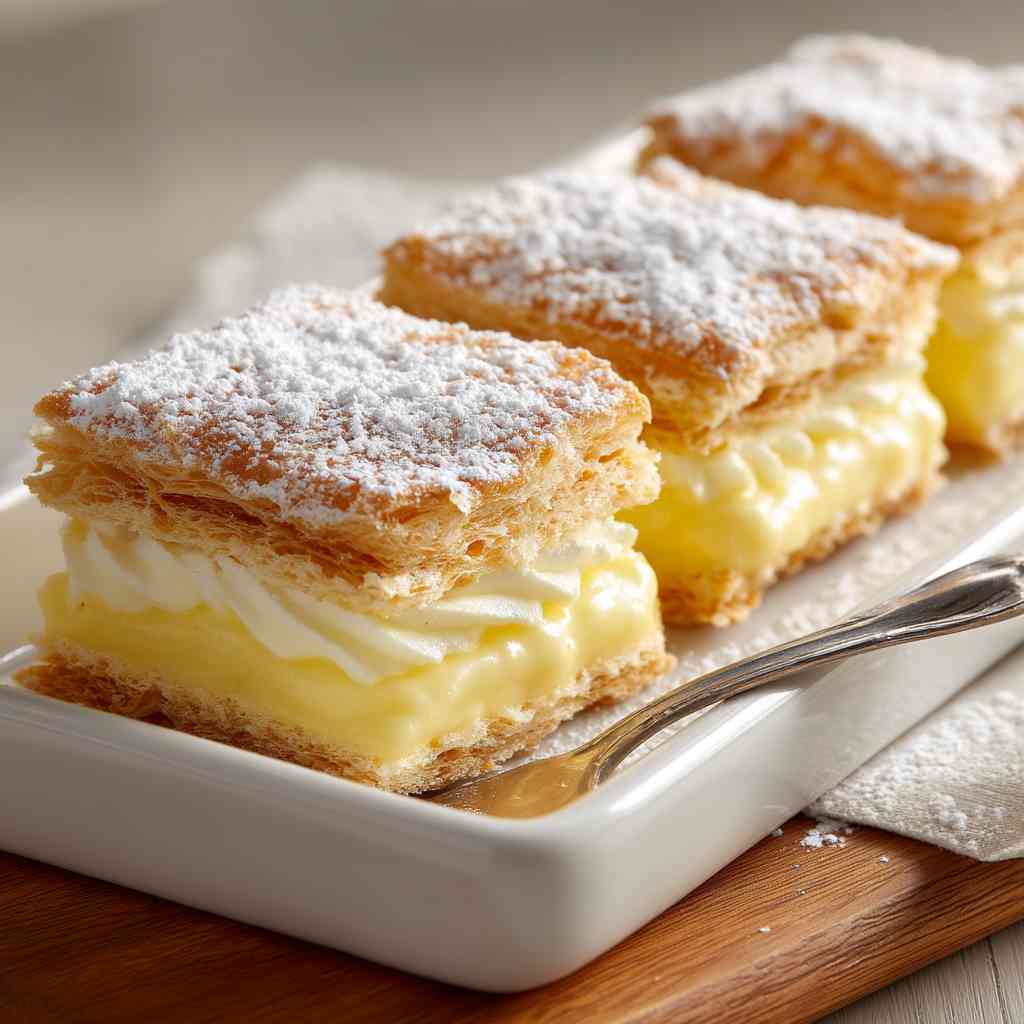 Vanilla Custard Cream Squares step image 1